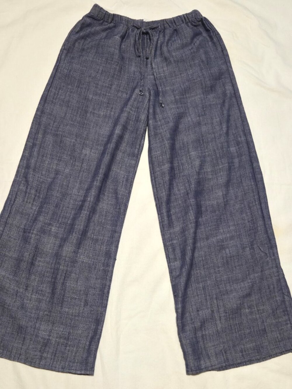 SIENNA SKY Women's XS Wide Leg Flowy linen, boho-style pant. Size XS